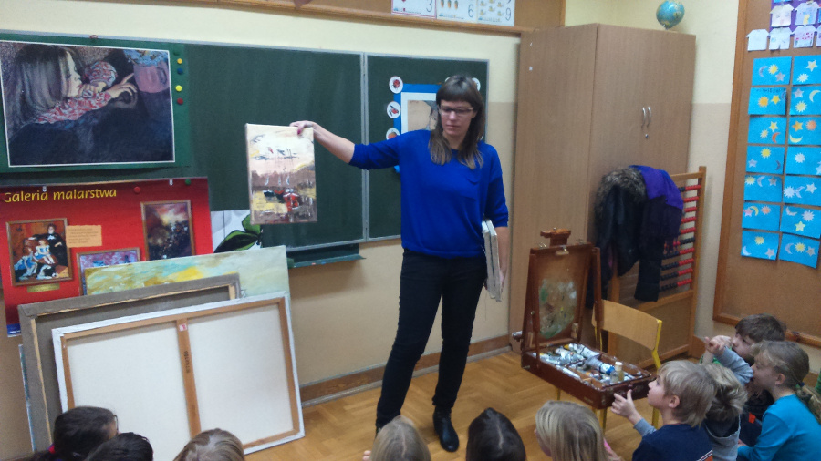 spotkanie z malarka Anna Karwowska
