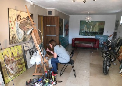atelier malarza - Anna Karwowska